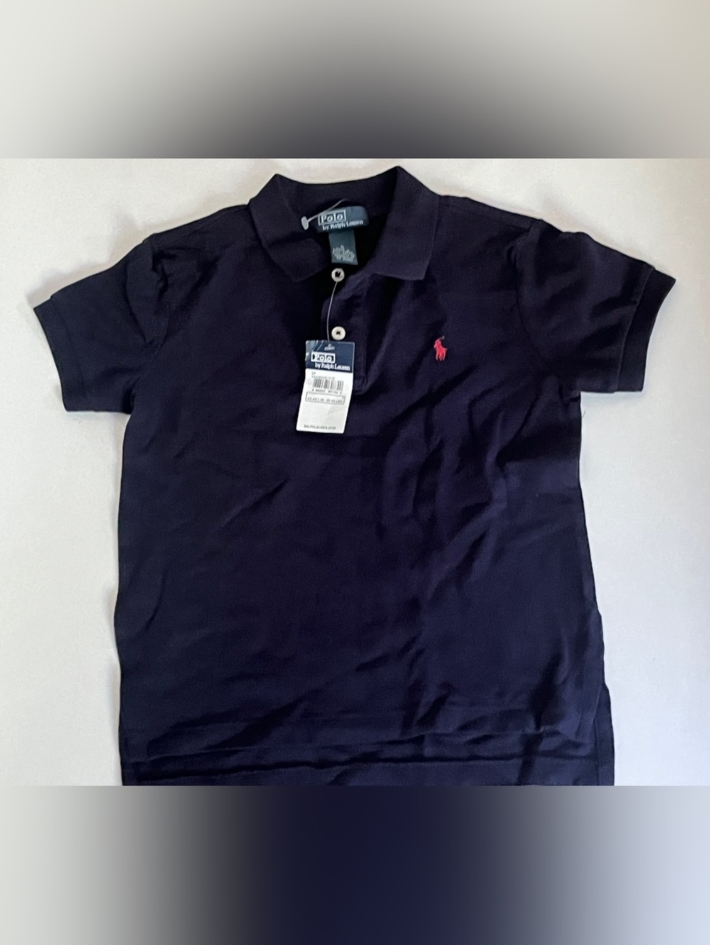 Polo by Ralph Lauren Royal Blue Polo with Pink Pony